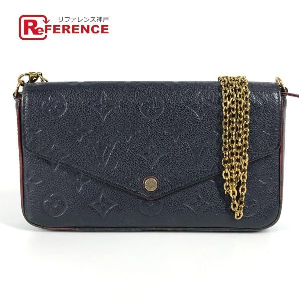 LOUIS VUITTON ルイヴィトン M64099 ポシェットフェリシー 長財布 チェーンウォレ...