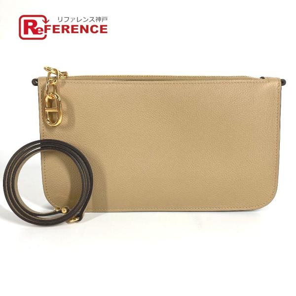 新品同様 HERMES エルメス ポーチ 肩掛け カバン トートバッグ ジップアンゴー トゥーゴー ...