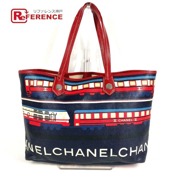 CHANEL シャネル セントラルステーション 肩掛け ショルダーバッグ カバン トートバッグ レッ...