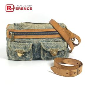 LOUIS VUITTON ルイヴィトン M95049  バギーPM バギー PM 2ストラップ モノグラムデニム  ショルダーバッグ ブルー レディース【中古】