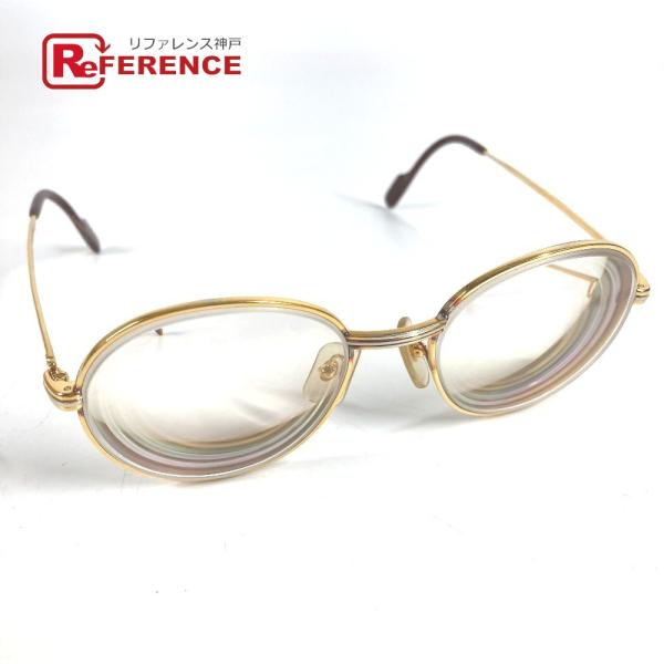 CARTIER カルティエ ロゴ トリニティ めがね メガネ アイウェア 眼鏡 眼鏡 ユニセックス【...