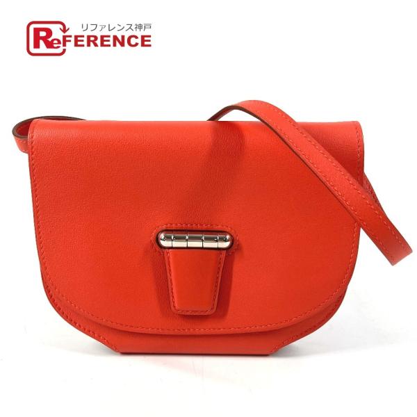 美品 HERMES エルメス ミニコンヴォワ イユール フラップ ショルダーバッグ ショルダーウォレ...