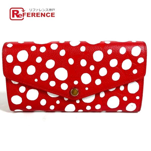 LOUIS VUITTON ルイヴィトン ポルトフォイユ サラ NM 草間彌生  M81909 フラ...