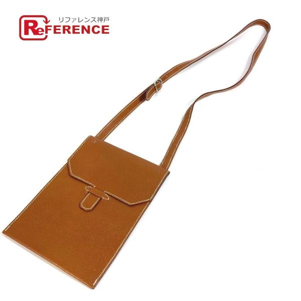 HERMES エルメス アメリ 斜め掛け ポシェット フラップ ヴィンテージ ショルダーバッグ ブラ...