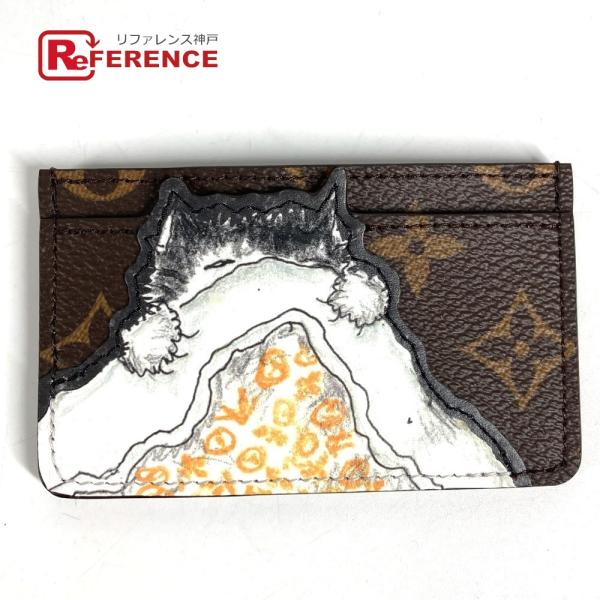 未使用 LOUIS VUITTON ルイヴィトン M15155  ポルトカルトキャットナップ 名刺入...