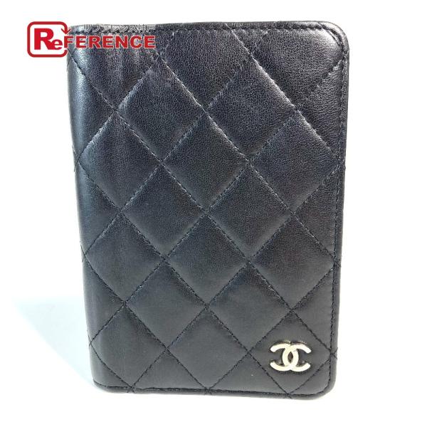 CHANEL シャネル CC ロゴ ココマーク マトラッセ キルティング カバー ケース ステーショ...