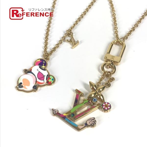 LOUIS VUITTON ルイヴィトン M02499  セット2ネックレススーパーフラット  2本...