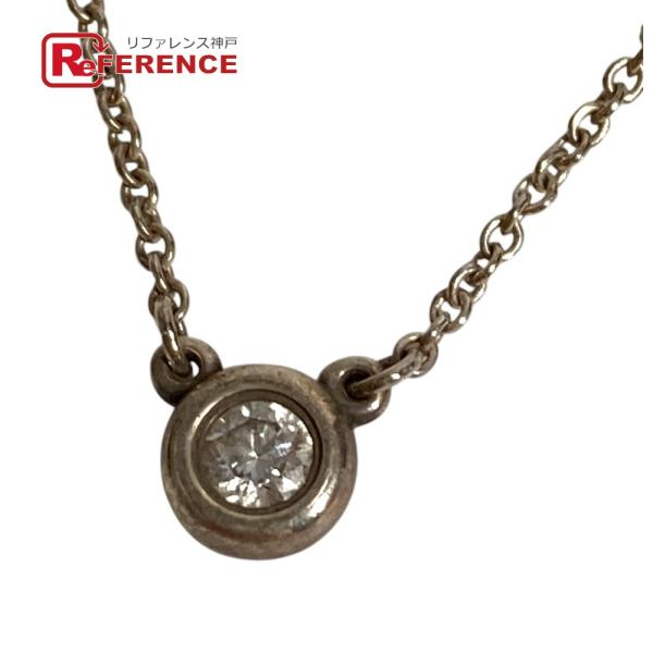 TIFFANY&amp;Co. ティファニー バイザヤード 1PD ダイヤモンド ダイヤ チェーンネックレス...