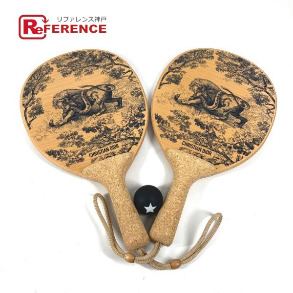 Dior ディオール ビーチラケット セット  ラケット×2 ボール スポーツ インテリア トワルド...