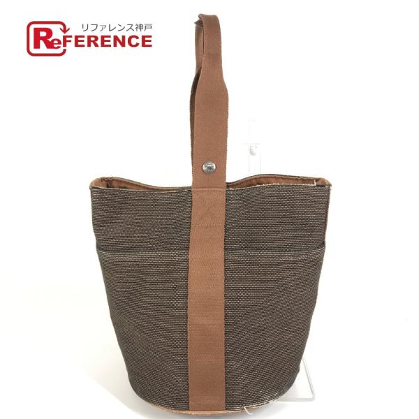 HERMES エルメス サクソーMM サクソー MM カバン  ハンドバッグ ブラウン ユニセックス...