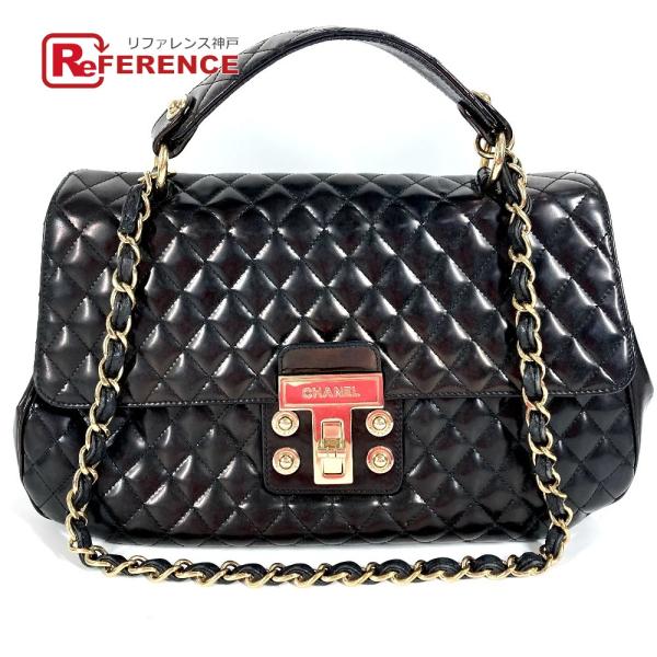 CHANEL シャネル CC ココマーク ロゴ 2WAYバッグ ハンドバッグ チェーン トートバッグ...