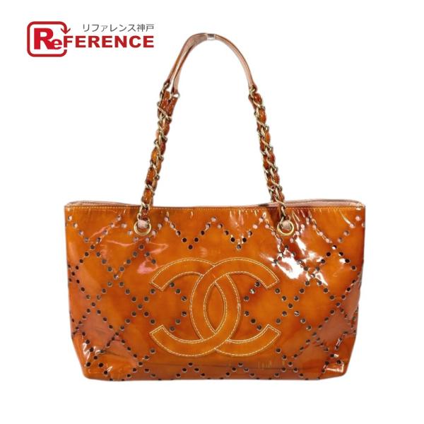 CHANEL シャネル CC ココマーク ロゴ パンチング 肩掛け バンドバッグ ショルダーバッグ ...