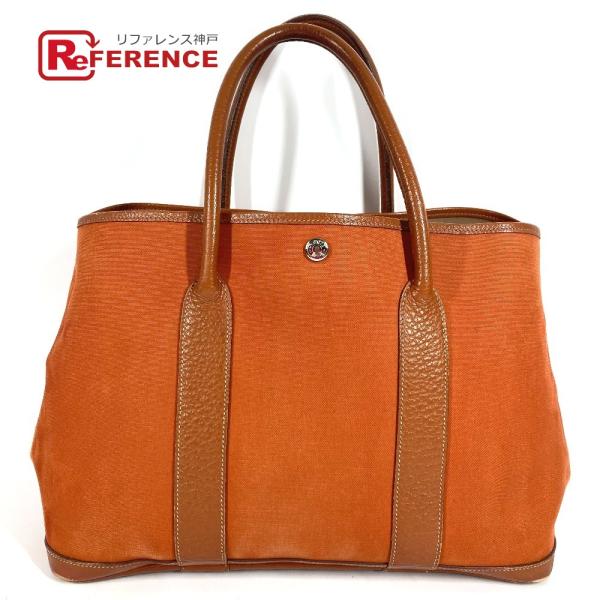 HERMES エルメス ガーデンパーティ36 PM ハンドバッグ ショルダーバッグ 肩掛け トートバ...