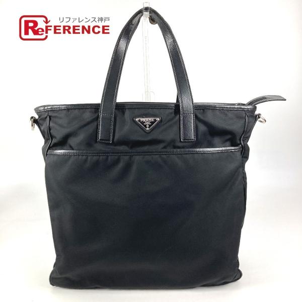 PRADA プラダ VA1033 トライアングルロゴ 三角ロゴ プレート カバン トートバッグ ショ...