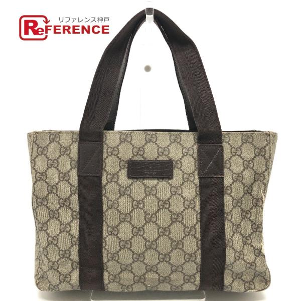 GUCCI グッチ 141976 ロゴ カバン トートバッグ 手提げ GGスプリーム ハンドバッグ ...