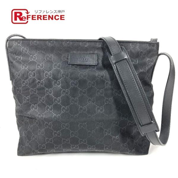 GUCCI グッチ 314529 GG ロゴ 斜め掛け カバン ショルダーバッグ ブラック ユニセッ...