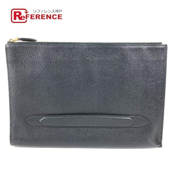 Salvatore Ferragamo サルヴァトーレフェラガモ ロゴ 持ち手つき ポーチ クラッチ...