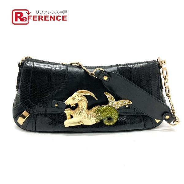 DOLCE&amp;GABBANA ドルチェアンドガッバーナ 星座 モチーフ Capricorn ハンドバッ...