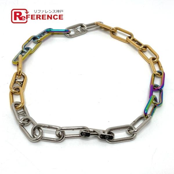 LOUIS VUITTON ルイヴィトン M80177 コリエ シグネチャー チェーン アクセサリー...