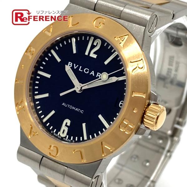 BVLGARI ブルガリ LCV29SG ディアゴノ 自動巻き デイト 腕時計 SS/K18YG シ...