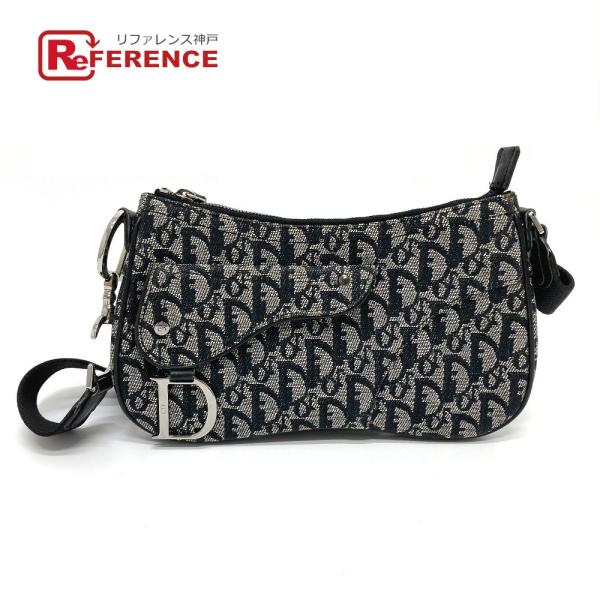 Christian Dior クリスチャンディオール トロッター サドルバッグ 斜め掛け ショルダー...