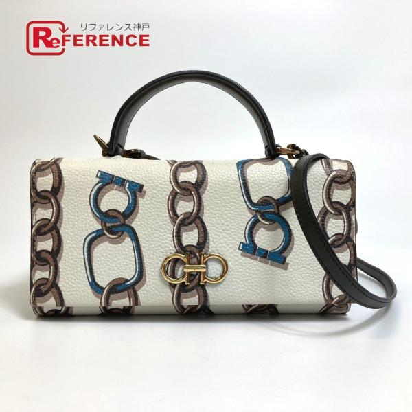 Salvatore Ferragamo サルヴァトーレフェラガモ ガンチーニ 2WAY ショルダーバ...