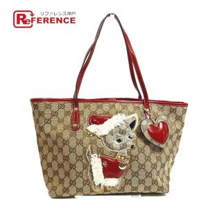 GUCCI グッチ 212376 GGキャンバス グッチョリ チワワ サンタ