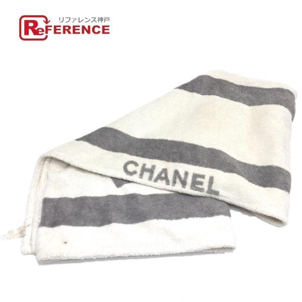 CHANEL シャネル CC ココマーク ロゴ  ブランケット  ビーチタオル  タオル スポーツラ...