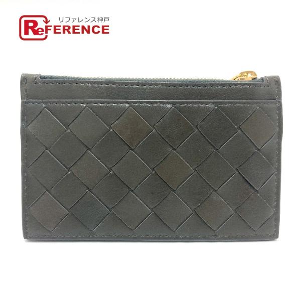 美品 BOTTEGA VENETA ボッテガヴェネタ イントレチャート キーポーチ 小銭入れ 小物 ...