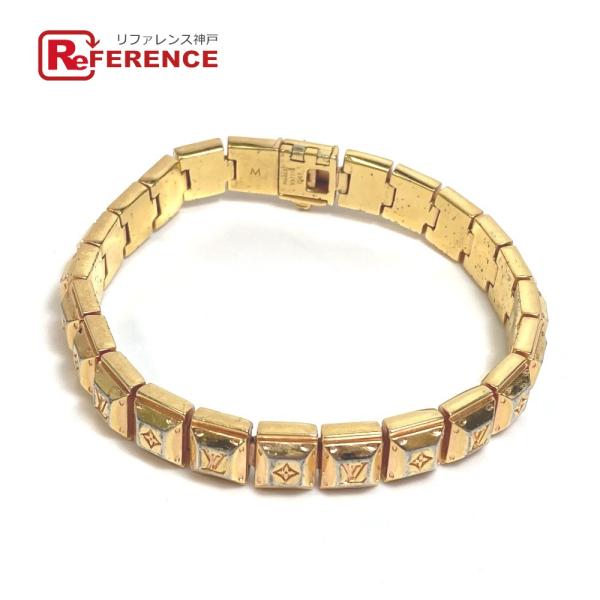 LOUIS VUITTON ルイヴィトン M64650 ブラスレ ナノグラム アクセサリー テニス ...