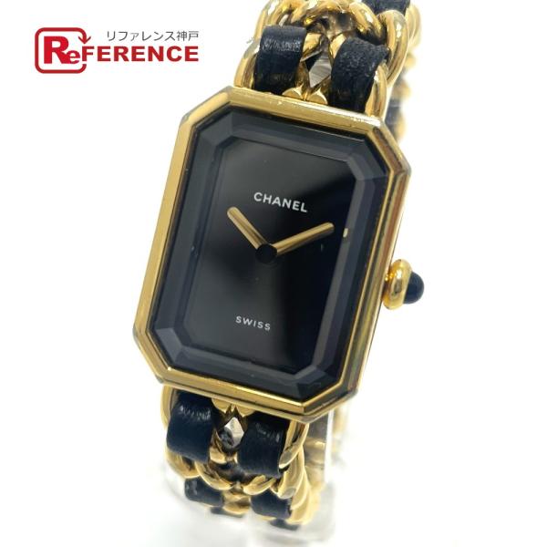CHANEL シャネル プルミエール クォーツ 腕時計 GP ゴールド レディース【中古】