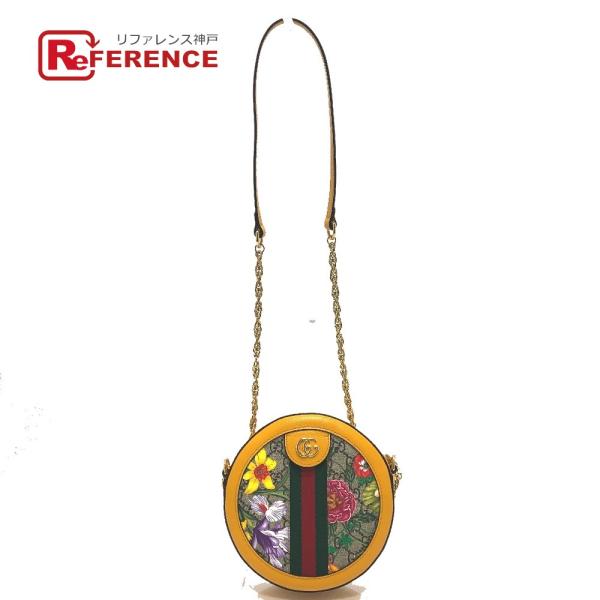 GUCCI グッチ 550618 GG フローラ ウェビングライン 肩掛けバッグ ショルダーバッグ ...