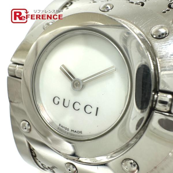 GUCCI グッチ YA112513 トワール 112 バングルウォッチ GG 腕時計 シルバー レ...