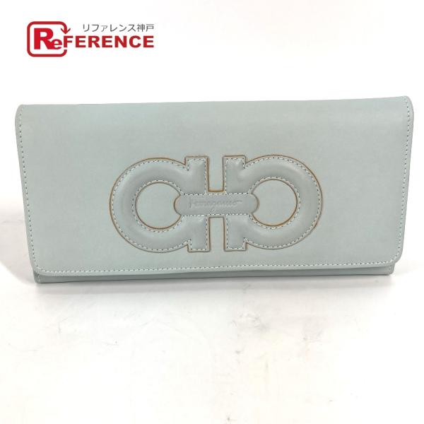 Salvatore Ferragamo サルヴァトーレフェラガモ ガンチーニ フラップ ロングウォレ...