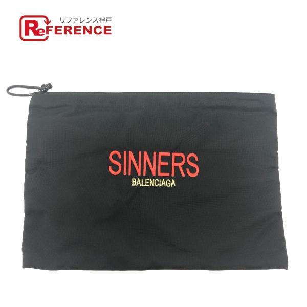 BALENCIAGA バレンシアガ 459745 SINNERS ロゴ セカンド ポーチ カバン 手...