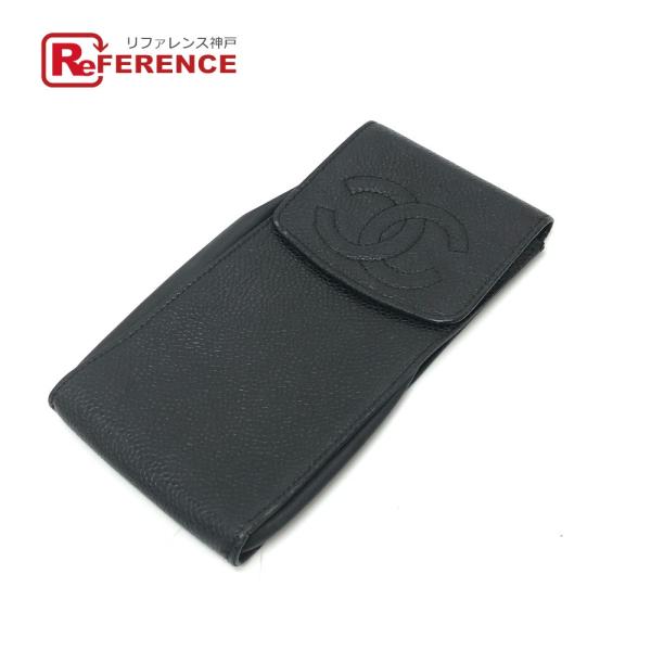 CHANEL シャネル ココマーク マルチポーチ ポーチ 小物入れ ペン入れ ポーチ ブラック レデ...