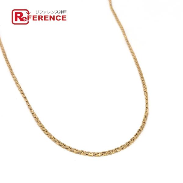 Dior ディオール ロング チェーン アクセサリー ネックレス ゴールド レディース【中古】