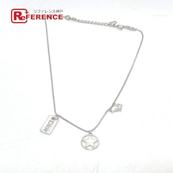 Dior ディオール ロゴプレート スター チェーン ネックレス アクセサリー 小物  ネックレス ...