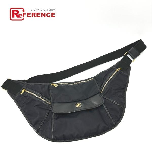 HUNTING WORLD ハンティングワールド ロゴ ウエストバッグ ボディバッグ カバン バック...