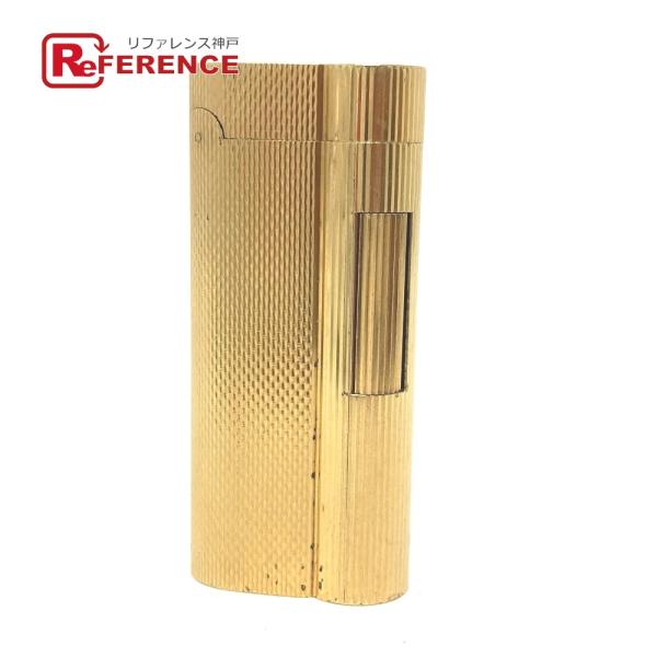 Dunhill ダンヒル ローラー式 ガスライター ライター 小物 ライター ゴールド レディース【...