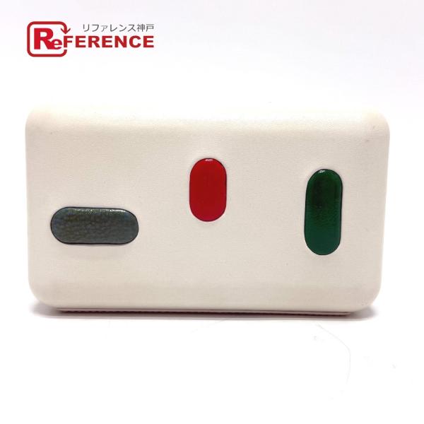 LOEWE ロエベ トリコロール がま口 化粧ポーチ マルチポーチ 収納ポーチ クラッチバッグ 小物...