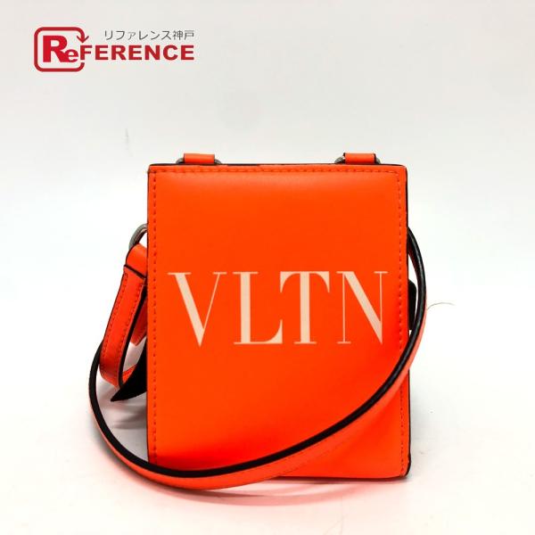 VALENTINO ヴァレンチノ VLTN ロゴ ネックストラップ ウォレット ウォレット 折りたた...