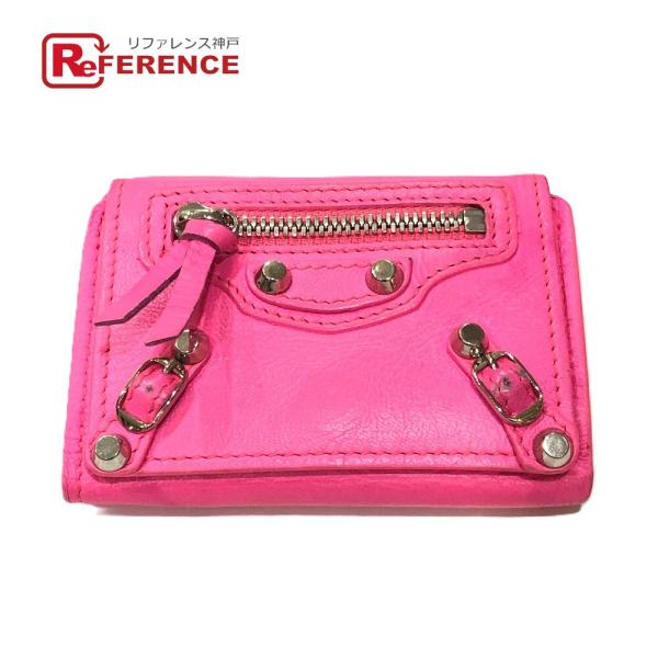 BALENCIAGA バレンシアガ 203437 クラシック コンパクトウォレット 3つ折り財布 財...