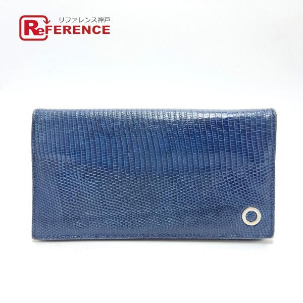 BVLGARI ブルガリ MDF19284398 ロゴ 2つ折り 長財布 財布 ウォレット 長財布 ...