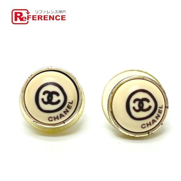 CHANEL シャネル ココマーク アクセサリー小物 ヴィンテージ ピアス ホワイト レディース【中...