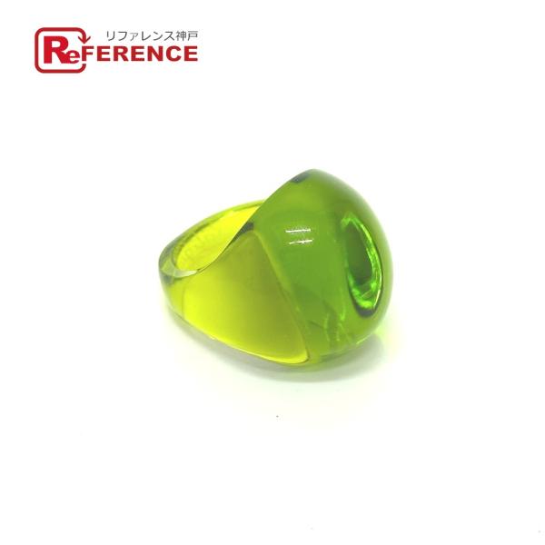 LALIOUE ラリック カボションリング リング・指輪 グリーン レディース【中古】