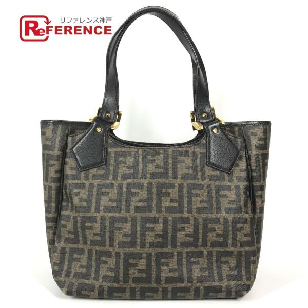 FENDI フェンディ 8BH156 ズッカ ロゴ ショルダーバック カバン 肩掛け トートバッグ ...