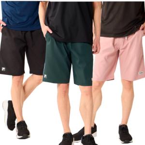 8月末閉店のため 売り尽くし 返品交換不可 FILA パンチェック素材の無地サーフパンツ メンズ 水着 トランクス M L