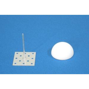 タイルメント　スピンドル鋲（硬質）プラスチックボタンワッシャー付き32ｍｍ（バラ）