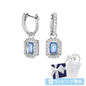 スワロフスキー SWAROVSKI Millenia フープピアス オクタゴンカット ブルー 5619500  母の日｜reformafter